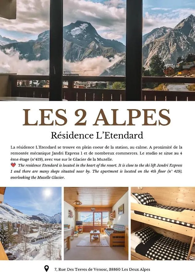 Appartement Residence L'Etendard Les Deux Alpes Frankrijk